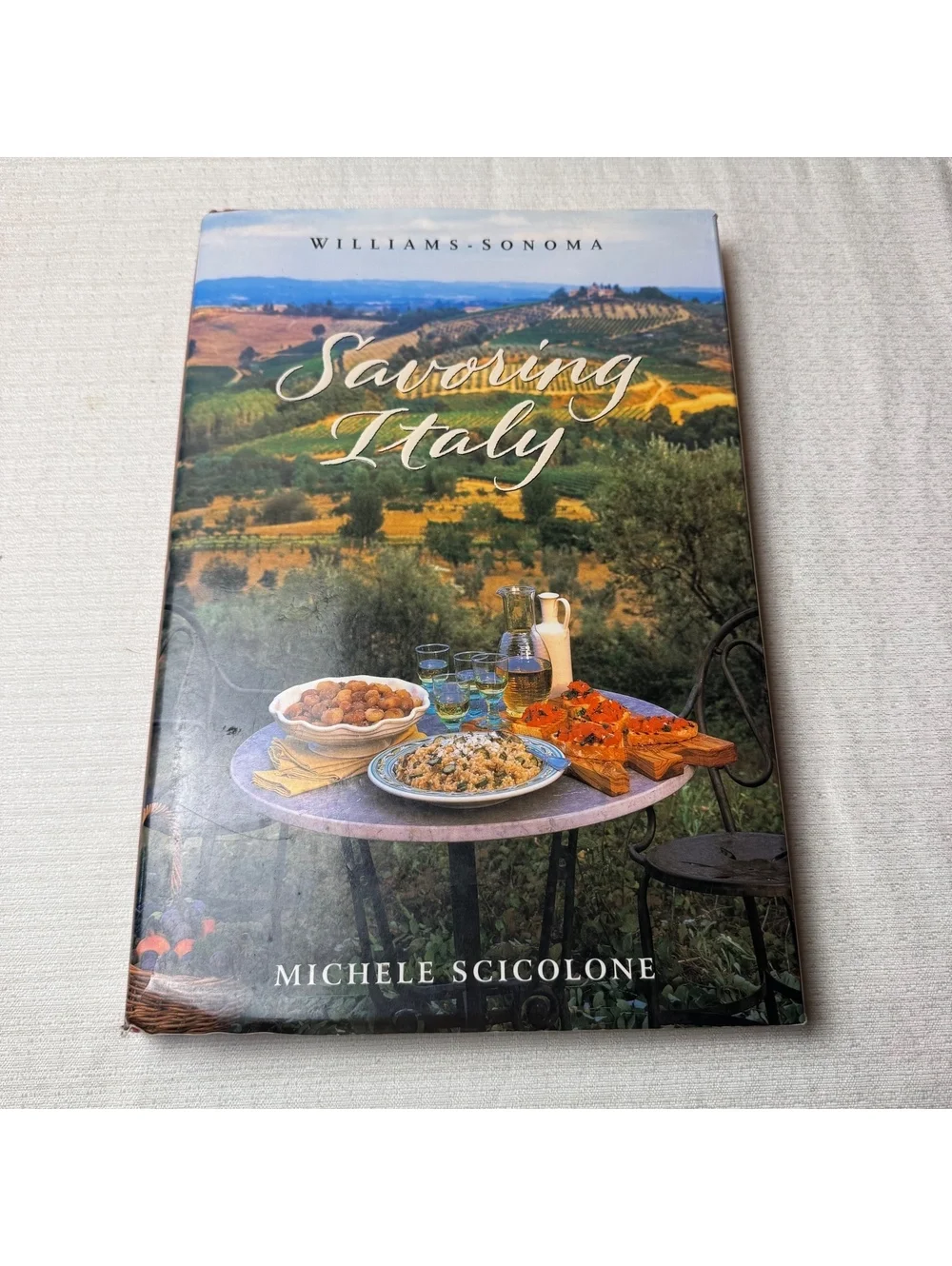 Williams Sonoma Savoring Italy Hardcover Cookbook Michele Scicolone 1999